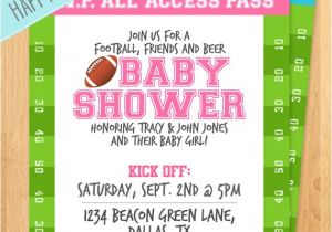 Free Football Baby Shower Invitations Printable Football Baby Shower Invitation It S A by