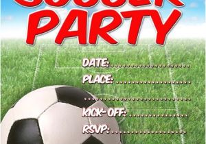 Free Football Party Invitation Templates Uk Free Kids Party Invitations soccer Party Invitation