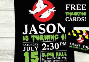 Free Ghostbusters Birthday Invitations Ghostbusters Birthday Party Invitations with by