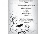 Free Gothic Wedding Invitation Templates Raven and Skull Gothic Wedding Bridal Shower 5×7 Paper