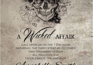 Free Gothic Wedding Invitation Templates Spooktacular Halloween Wedding Invitations Gothic