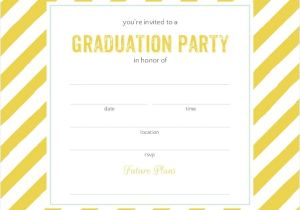 Free Graduation Party Invitation Templates 40 Free Graduation Invitation Templates Template Lab
