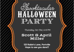 Free Halloween Party Invitation Template Spooktacular Halloween Party Halloween Party Invitation
