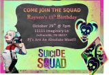 Free Harley Quinn Birthday Invitations 36 Best Images About Suicide Squad On Pinterest
