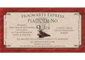 Free Harry Potter Birthday Invitation Template Harry Potter Printable Harry Potter Party Invitation