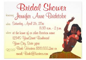 Free Hawaiian themed Bridal Shower Invitations Bridal Shower Invitations Free Hawaiian themed Bridal