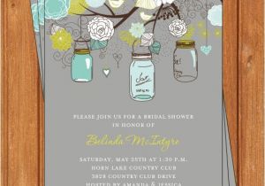 Free Instant Download Bridal Shower Invitations Mason Jars Invitation Bridal Shower Printable Editable