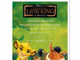 Free Lion King Birthday Invitation Template 8 Lion King Personalized Birthday Party Invitations Ebay