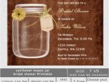 Free Mason Jar Bridal Shower Invitation Templates Printable Bridal Shower Invitation Template