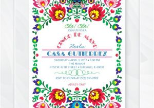 Free Mexican themed Party Invitation Template Cinco De Mayo Fiesta Invitation First Comes Love then
