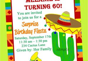 Free Mexican themed Party Invitation Template Fiesta Party Invitation Printable Birthday by