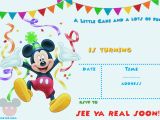 Free Mickey Mouse Birthday Invitation Templates Free Mickey Mouse 1st Birthday Invitations Bagvania Free