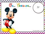 Free Mickey Mouse Birthday Invitation Templates Free Mickey Mouse Birthday Invitations Template Chevron