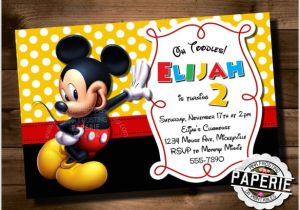Free Mickey Mouse Birthday Invitation Templates Mickey Mouse Invitation Templates 26 Free Psd Vector