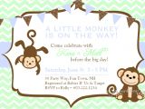 Free Monkey Baby Shower Invitation Templates Baby Shower Invitations Free Printable Baby Shower Monkey