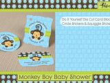 Free Monkey Baby Shower Invitation Templates Design Monkey Baby Shower Invitations Templates Free