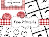Free Mustache Birthday Party Printables 18 Free Party Printables for Busy Moms Tip Junkie