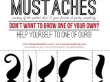 Free Mustache Birthday Party Printables 7 Best Images Of Birthday Printables for Adults Free