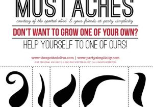 Free Mustache Birthday Party Printables 7 Best Images Of Birthday Printables for Adults Free