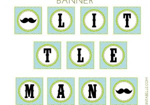 Free Mustache Birthday Party Printables Free Little Man Mustache Bash Party Printables From