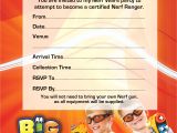 Free Nerf Birthday Invitation Template Nerf Wars Bouncy Castles Corporate events In