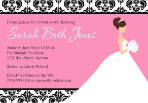 Free Online Bridal Shower Invitations Bridal Shower Invitation Template Free Printable