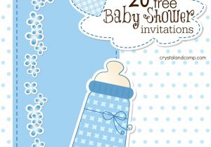 Free Online Invites for Baby Shower Printable Baby Shower Invitations