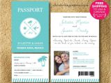 Free Passport Wedding Invitation Template Passport Wedding Invitation Template Free