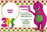 Free Personalized Barney Birthday Invitations 25 Best Images About Barney Party On Pinterest Dubai