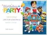 Free Personalized Paw Patrol Birthday Invitations Free Printable Paw Patrol Birthday Invitation Ideas Free