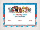Free Personalized Paw Patrol Birthday Invitations Printable Paw Patrol Fill In Blank Birthday Invitations