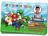 Free Personalized Super Mario Birthday Invitations Birthday Invites Free Download top 10 Mario Birthday
