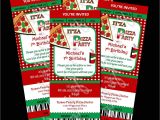 Free Pizza Party Invitation Template 4 Best Images Of Pizza Printable Pattern Pizza Free