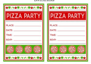 Free Pizza Party Invitation Template Free Pizza Party Printables From Printabelle Catch My Party