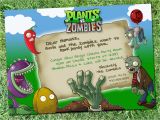 Free Plants Vs Zombies Birthday Invitation Template Plants Vs Zombies Party Invitation Digital Download