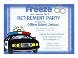 Free Police Party Invitation Templates Female Retirement Invitation orderecigsjuice Info