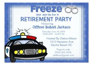 Free Police Party Invitation Templates Female Retirement Invitation orderecigsjuice Info