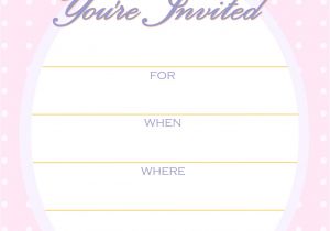 Free Princess Birthday Invitation Template Free Printable Party Invitations Free Invitations for A