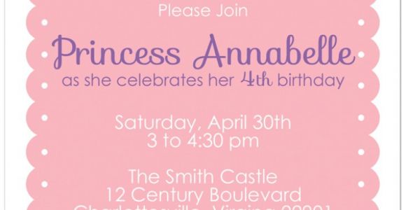 Free Princess Birthday Invitation Templates 10 Best Images Of Free Printable Princess Invitation