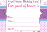 Free Princess Birthday Invitation Templates 25 Best Ideas About Disney Princess Invitations On