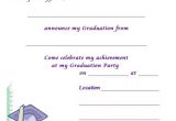 Free Print at Home Graduation Invitations Graduation Printable Corner Clipart Image