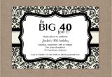 Free Printable 40th Birthday Party Invitation Templates 8 40th Birthday Invitations Ideas and themes Sample