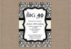 Free Printable 40th Birthday Party Invitation Templates 9 Best Images Of Men 40th Birthday Invitations Printable