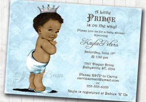 Free Printable African American Baby Shower Invitations Boy Baby Shower Invitation African American Baby Shower