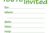 Free Printable Alien Birthday Invitations 42 Kids Birthday Invitation Templates – Free Sample