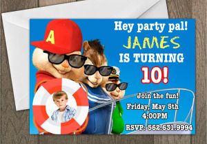 Free Printable Alvin and the Chipmunks Birthday Invitations Birthday Invitation Templates Alvin and the Chipmunks