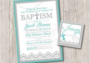 Free Printable Baby Boy Baptism Invitations Printable Baby Boy Baptism Invitations with Rosary