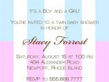 Free Printable Baby Shower Invitations for Twins Boy and Girl Items Similar to Twin Baby Shower Invitation Boy and Girl