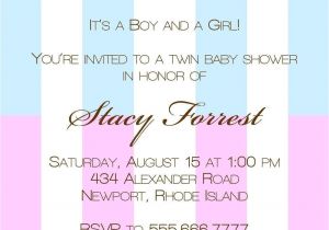 Free Printable Baby Shower Invitations for Twins Boy and Girl Items Similar to Twin Baby Shower Invitation Boy and Girl