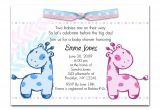 Free Printable Baby Shower Invitations for Twins Boy and Girl Printable Baby Shower Invitations Twins